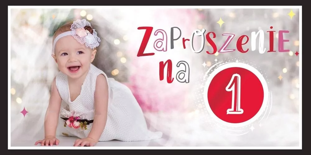 Zaproszenie na Roczek Z171 (5szt) - tantis.pl