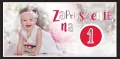 Zaproszenie na Roczek Z171 (5szt) - tantis.pl