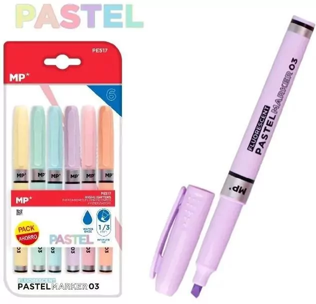 Zakreślacz fluorescencyjny pastelowe Macaron - tantis.pl
