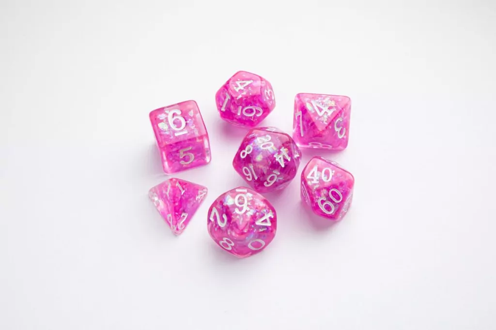 Gamegenic: Candy-like Series - RPG Dice Set - Raspberry - tantis.pl