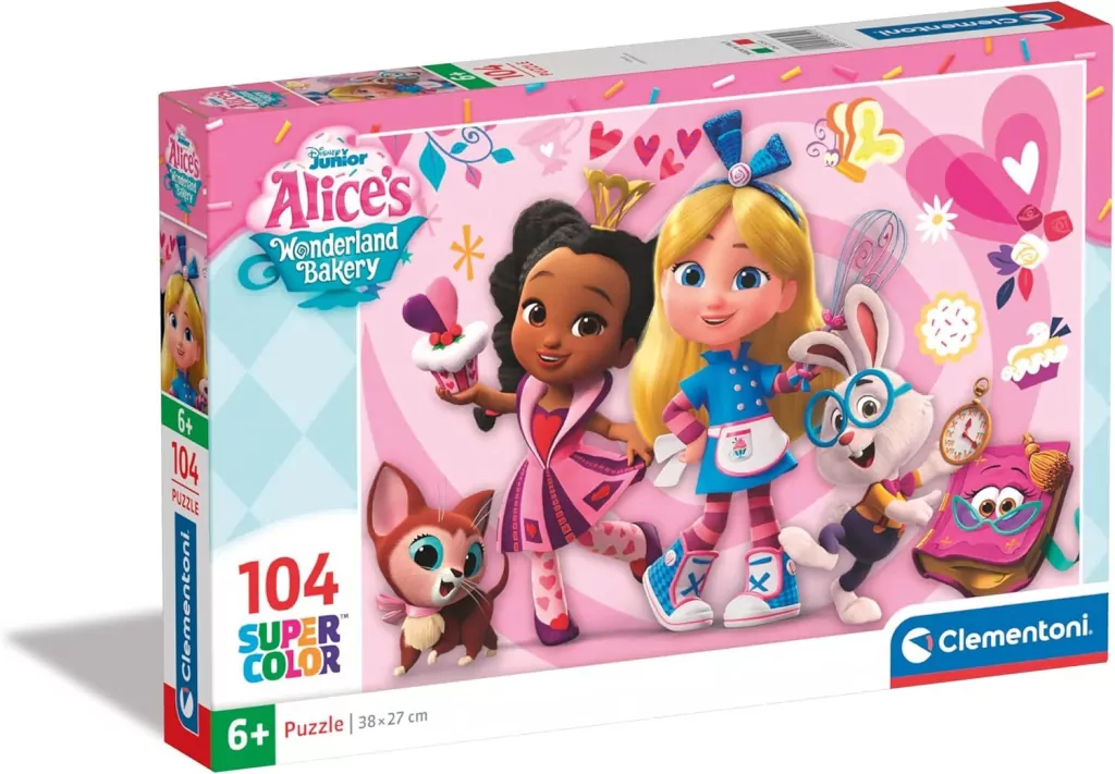 Puzzle 104 Super Kolor Alice`s Wonderland Bakery - tantis.pl