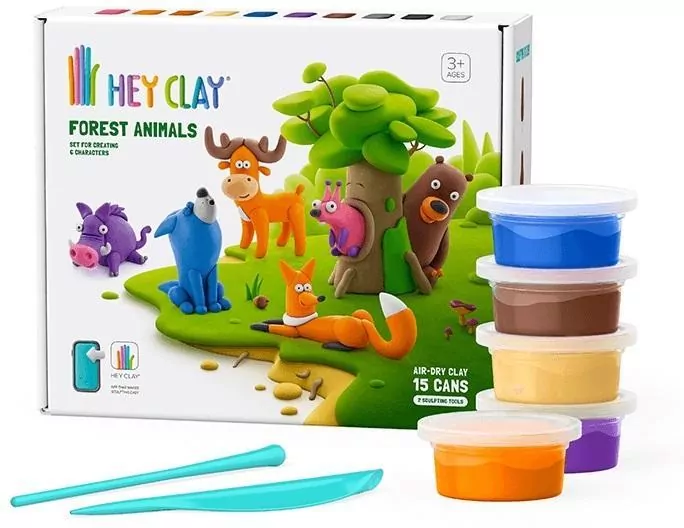 Hey Clay - Zwierzęta leśne + akcesoria - tantis.pl