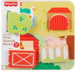 Fisher-Price. Drewniana tablica A Kuku - tantis.pl