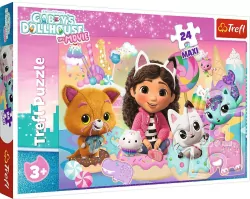 Puzzle 24 Maxi Koci świat Gabby TREFL