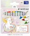 Kredki woskowe 12 kolorów Unicorn - tantis.pl
