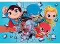 Clementoni. Puzzle 2x60. Super Kolor WB DC Comics - tantis.pl