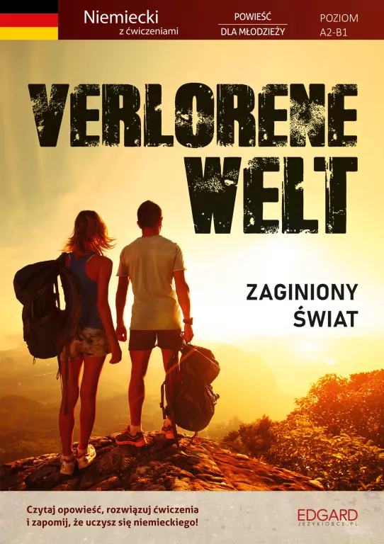 Verlorene Welt. Zaginiony świat. Niemiecki. Powieść dla młodzieży - tantis.pl