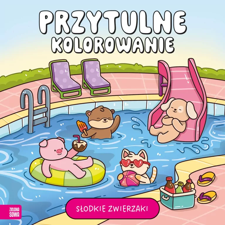 Przytulne kolorowanie. Słodkie zwierzaki - tantis.pl