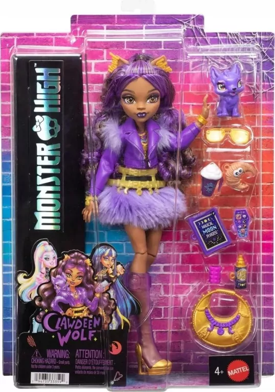 Monster High Lalka Clawdeen Wolf + Zwierzątko - tantis.pl
