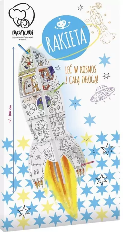 Kolorowanka XXL. Rakieta - tantis.pl