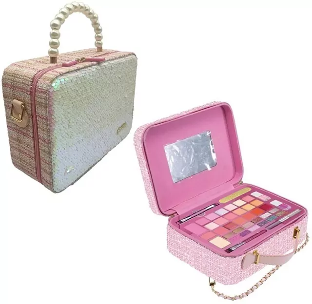 Girabrilla maxi walizka Make up biała - tantis.pl