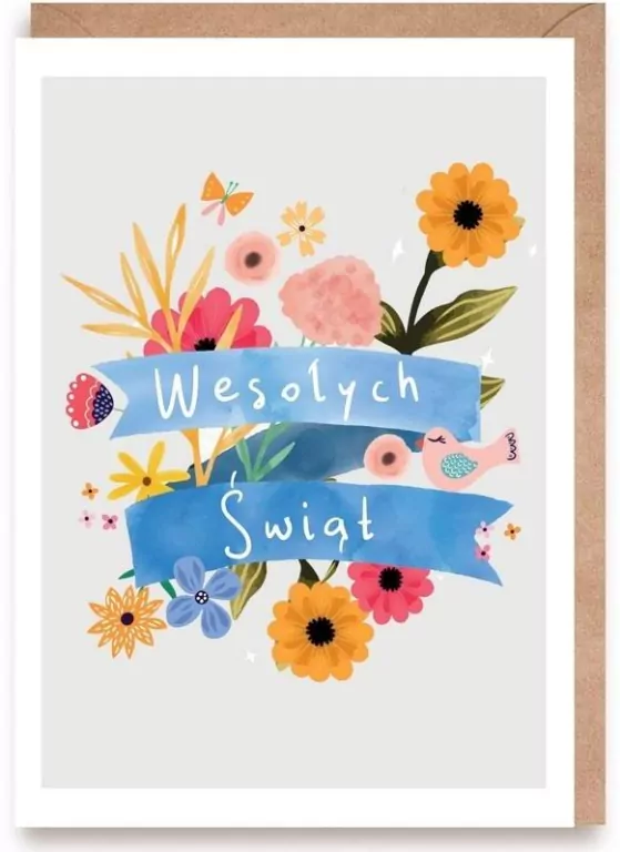 Kartka okolicznościowa Wesołych Świąt!, eko K167 - tantis.pl