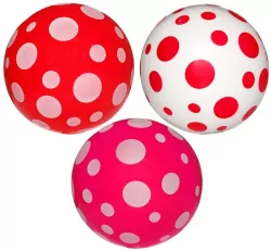 Piłka PVC 23 cm. Grochy