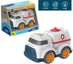 Ambulans na baterie ze światłem i dźwiękiem