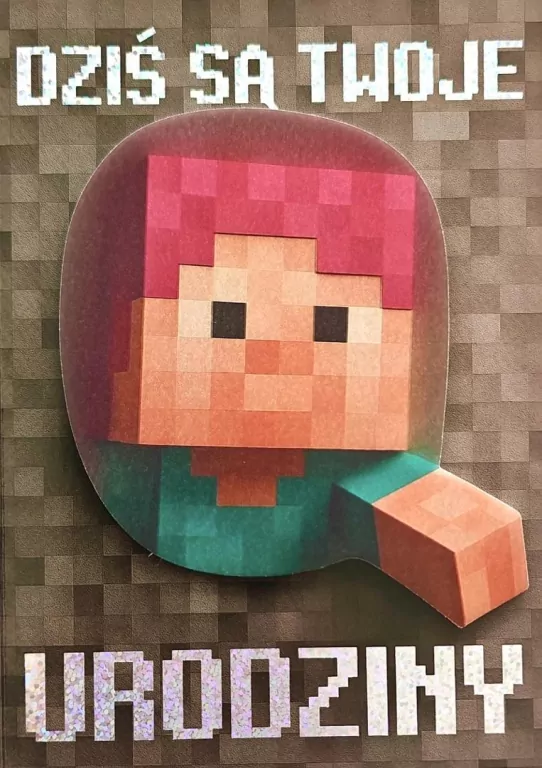 Karnet Urodziny gry komputerowe - tantis.pl