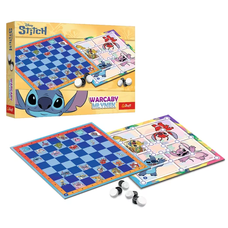 Warcaby i Młynek Lilo&Stitch - tantis.pl