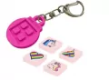 Silikonowy breloczek, różowy - tantis.pl