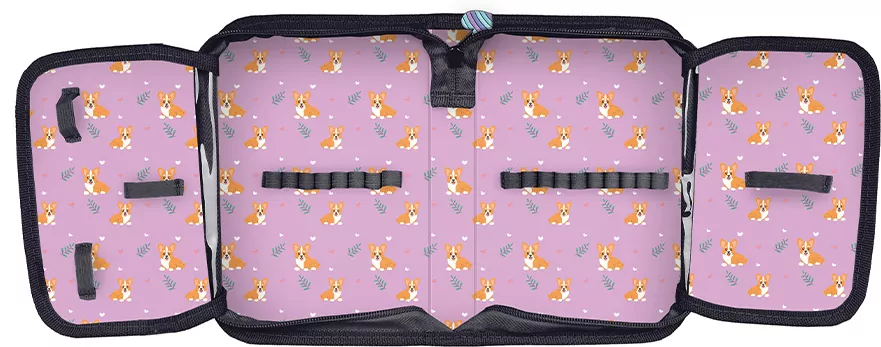 Piórnik bez wyposażenia Cute Corgi PP26CG-P001BW - tantis.pl