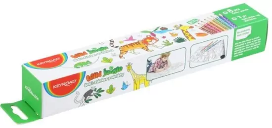 Naklejka na ścianę Jungle Animal do kolorowania