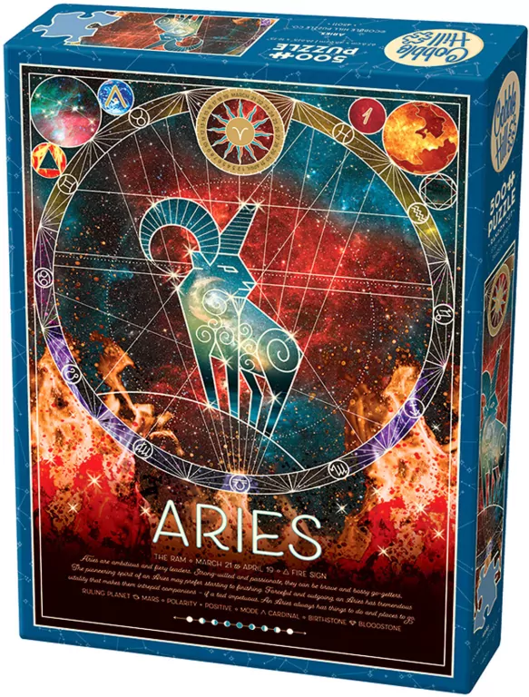 Puzzle 500 Znaki zodiaku: Baran - tantis.pl