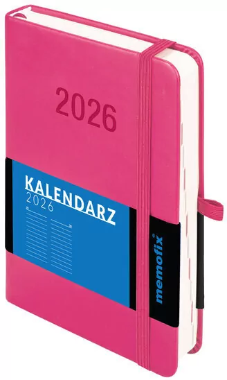 Kalendarz 2026 B6 Memofix DNS różowy - tantis.pl