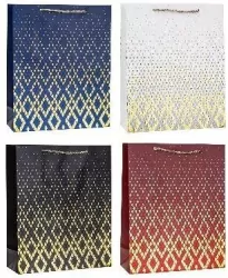 Torebka ozdobna 18x23x8cm mix ROZETTE