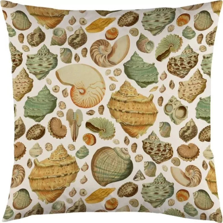Poszewka na poduszkę 50x50cm - Muszle - tantis.pl