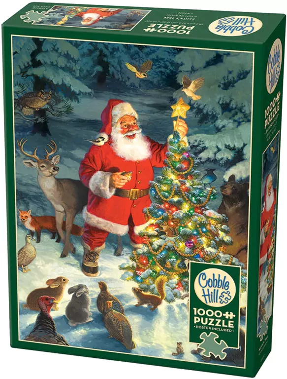 Puzzle 1000 Choinka Świętego Mikołaja G3 - tantis.pl