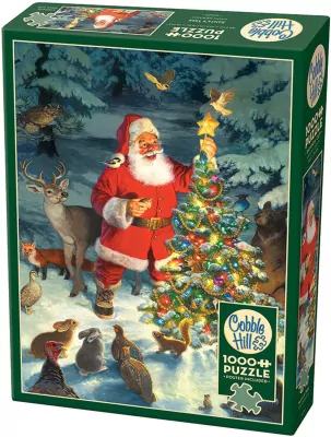 Puzzle 1000 Choinka Świętego Mikołaja G3