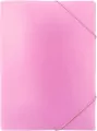 Teczka z gumką A4 PP pastel różowa - tantis.pl