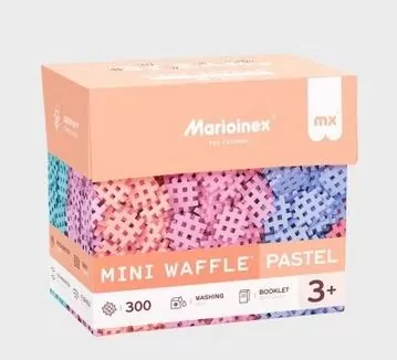 Mini Waffle klocki pastel 400el - tantis.pl