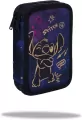 Piórnik 2-komorowy z wyposażeniem Disney Gold Stitch Jumper 2 - tantis.pl