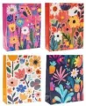 Torebka prezentowa 18x23x8cm Kwiaty MIX - tantis.pl