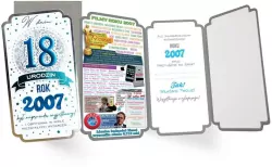 Karnet urodziny 18