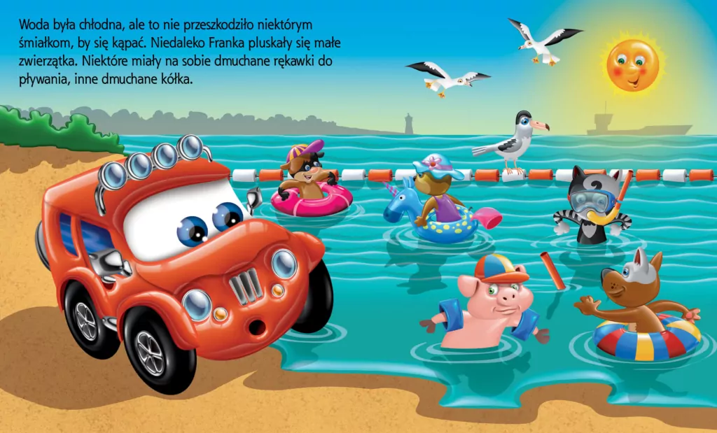 Nad morzem. Samochodzik Franek - tantis.pl