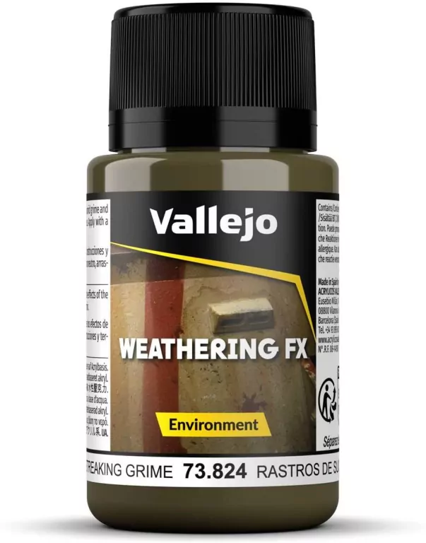 Vallejo: 73.824 - Weathering FX - Environment - Streaking Grime (40 ml) - tantis.pl