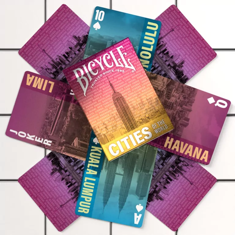 Bicycle Karty Cities of the World - tantis.pl