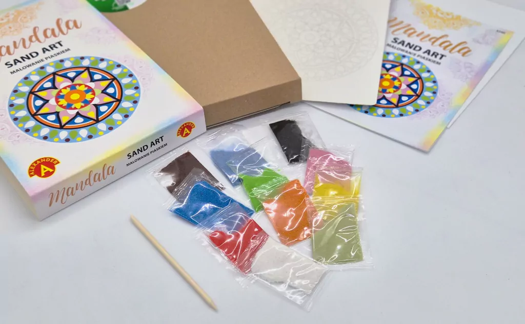 Piaskowe Malowanki Mandala Sand Art - tantis.pl