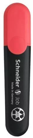 Zakreślacz SCHNEIDER Job 1-5 mm czerwony 10 sztuk - tantis.pl