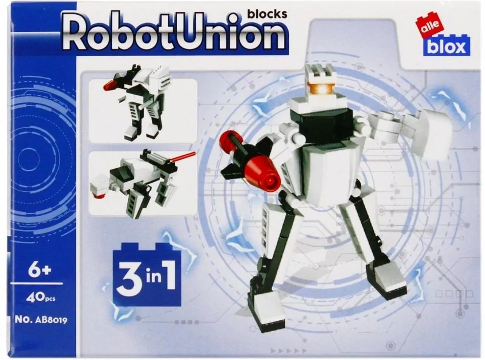 Klocki konstrukcyjne. Robot. 40 elementów - tantis.pl