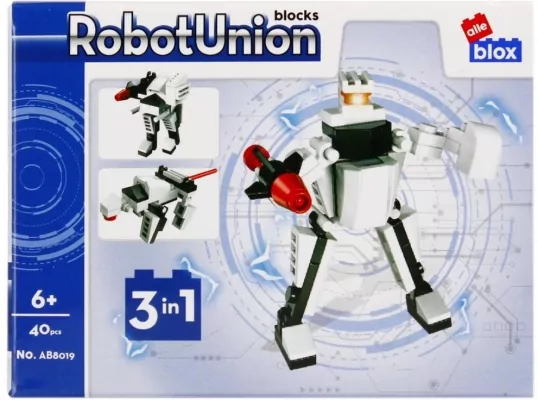 Klocki konstrukcyjne. Robot. 40 elementów