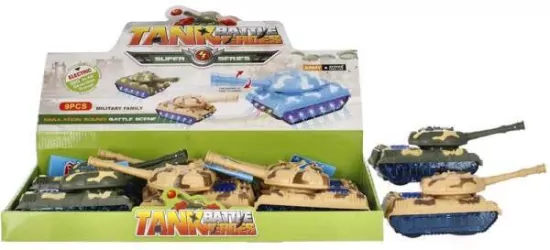 Czołg na baterie 24cm MC mix cena za 1 szt