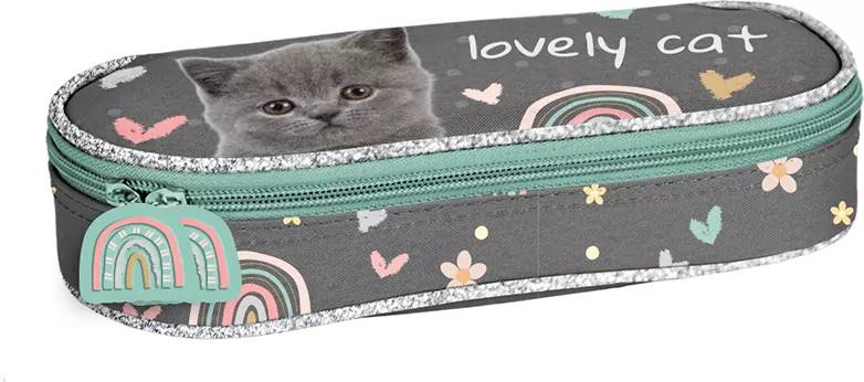 Piórnik owalny Lovely Cat PP26CS-013 - tantis.pl