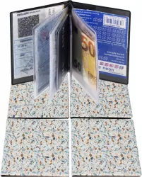 Okładka na dokumenty Listki