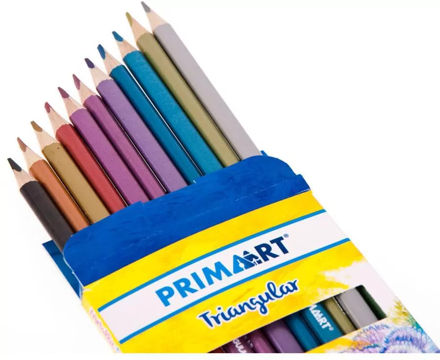 Kredki ołówkowe trójkątne metalizowane - tantis.pl
