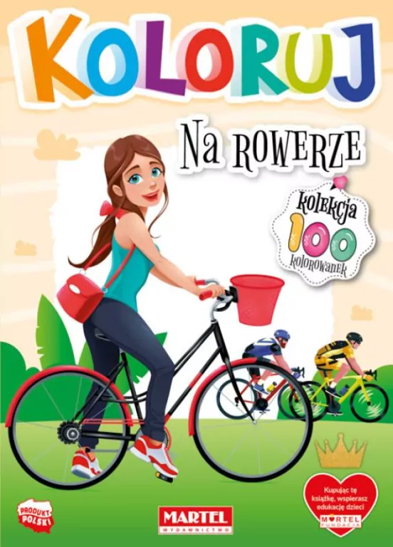 Koloruj. Na rowerze - tantis.pl