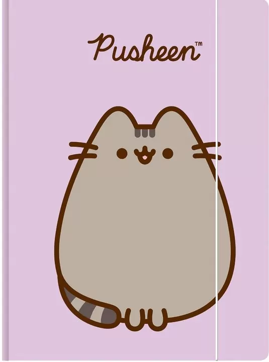 Teczka z gumką A4 Pusheen violet - tantis.pl