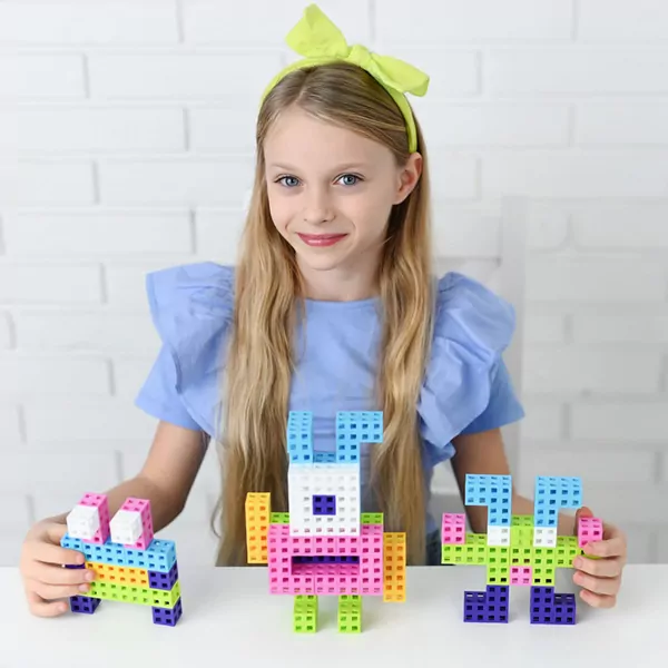 Klocki Meli Cube Pink 50 elementów - tantis.pl
