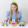 Klocki Meli Cube Pink 50 elementów - tantis.pl
