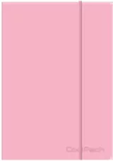 Coolpack. Brulion A5 80k linia z gumką, pastel powder pink - tantis.pl